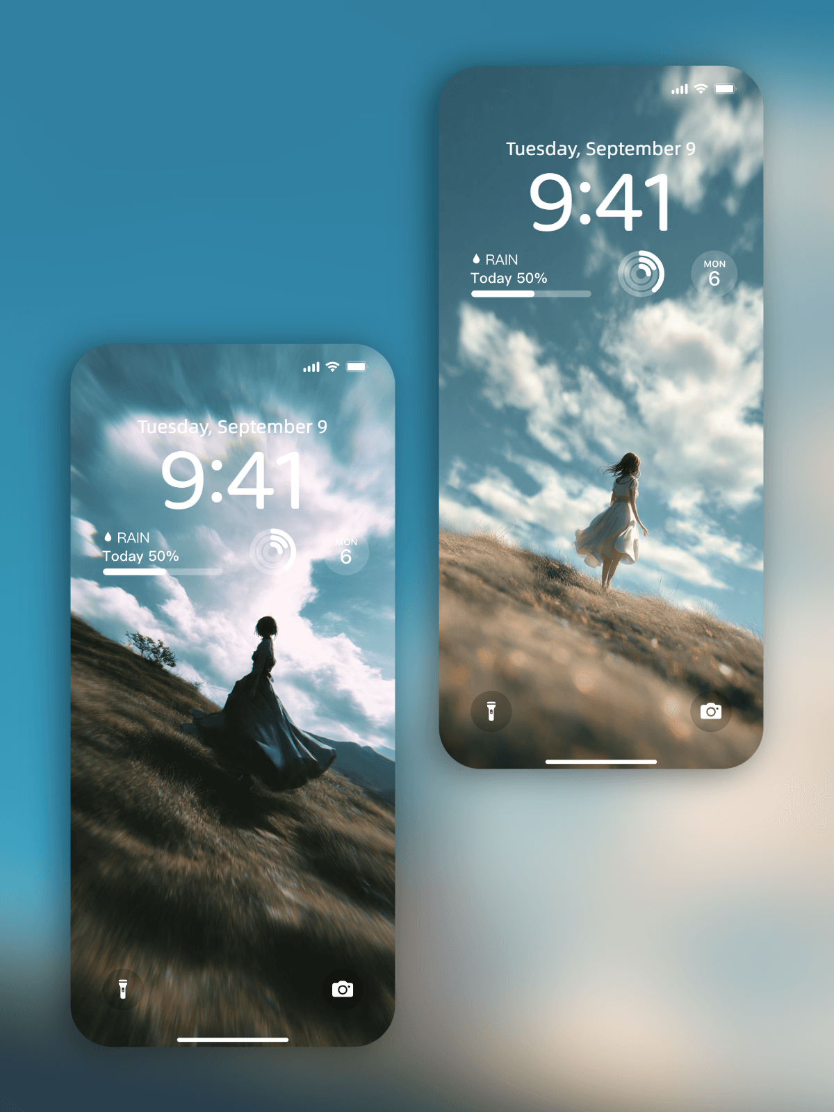 Flowing Dress Girl &ndash; Pack de Wallpapers y Videos