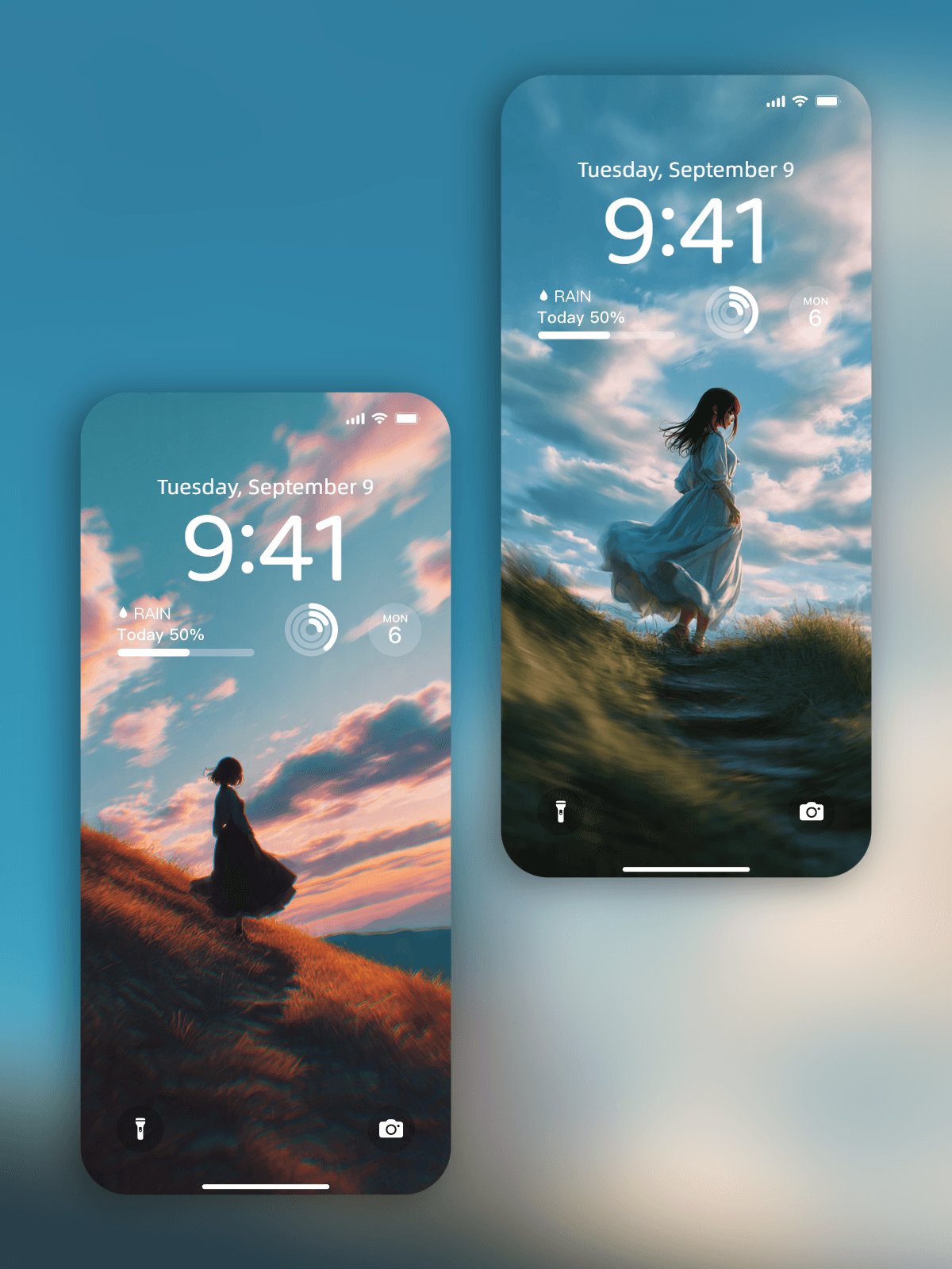 Flowing Dress Girl &ndash; Pack de Wallpapers y Videos