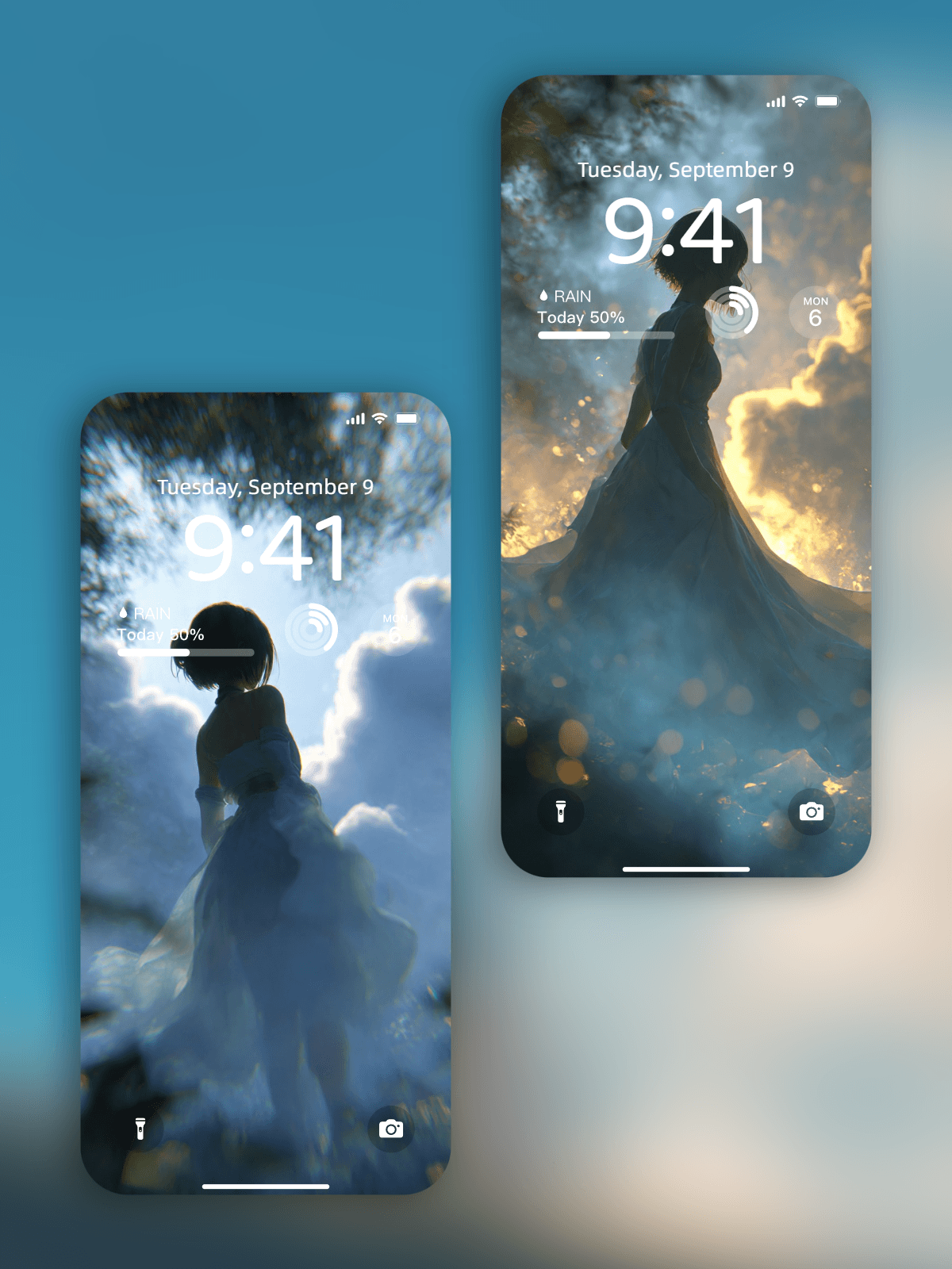 Floating Dress Girl &ndash; Pack de Wallpapers y Videos
