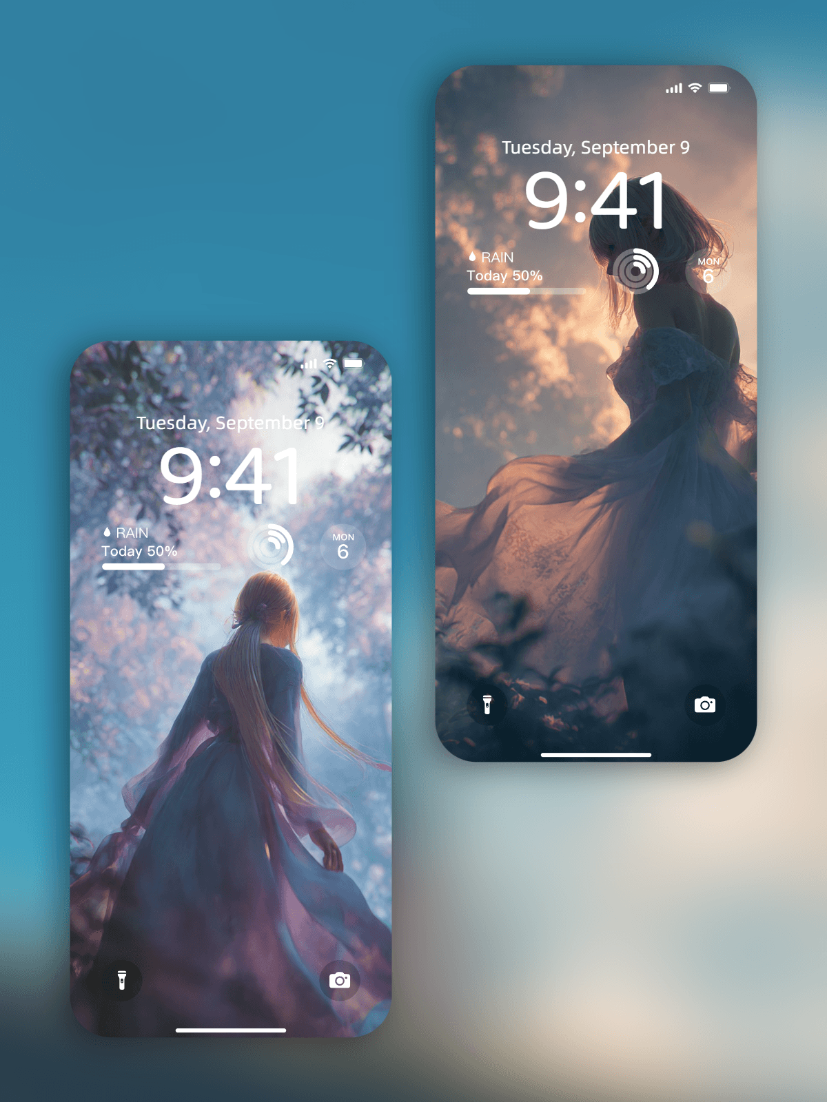 Floating Dress Girl &ndash; Pack de Wallpapers y Videos