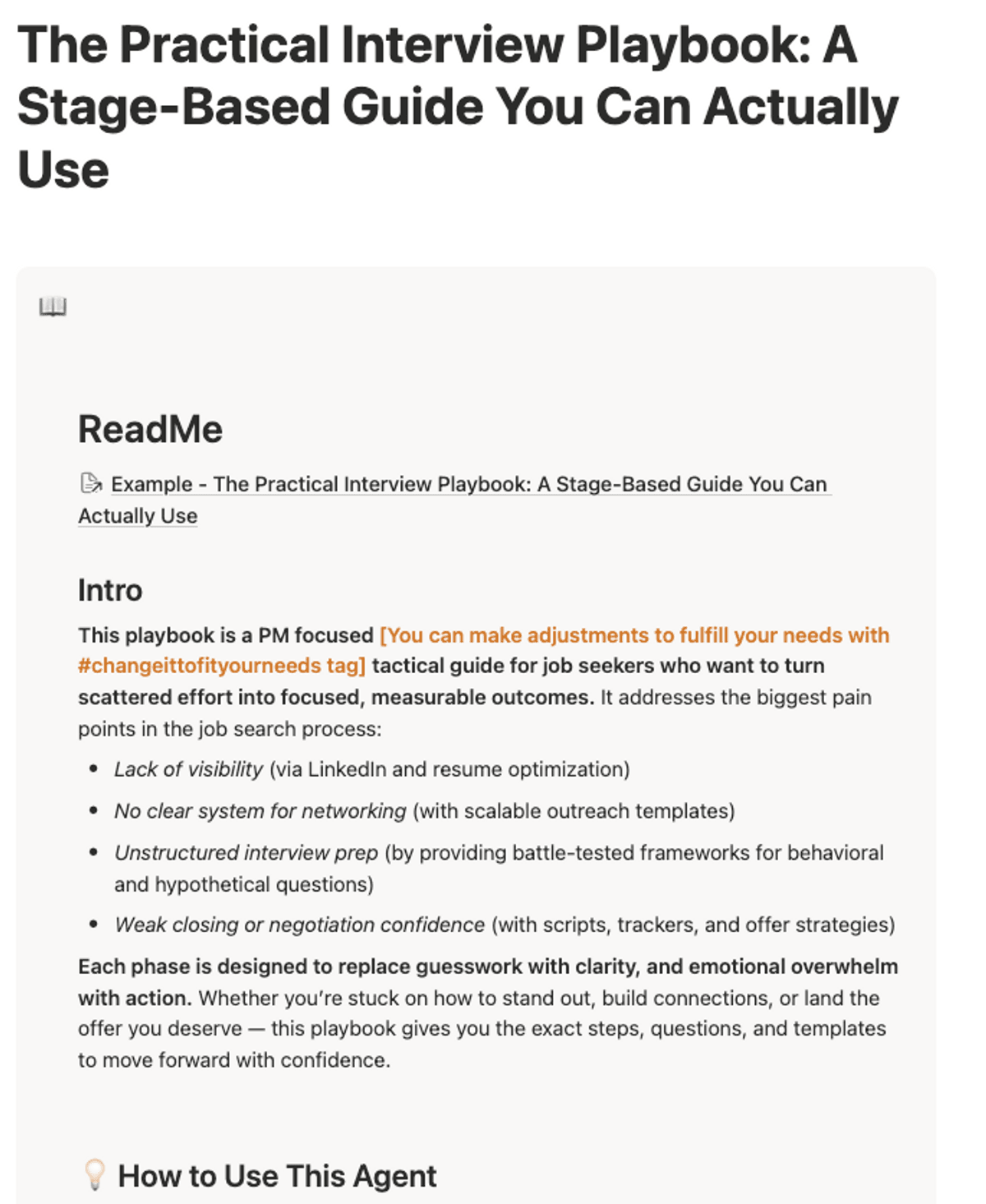 [20%Off] The Practical Job Search & Interview Playbook | Career & Job Search