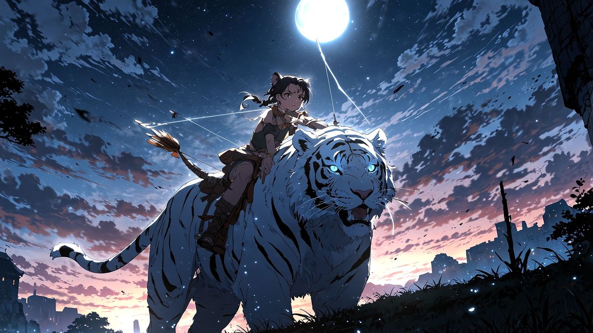 [Wallpaper] White Tiger