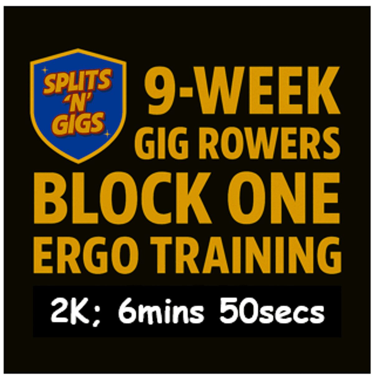 6min 50s 2K - Ergo Plan Block 1