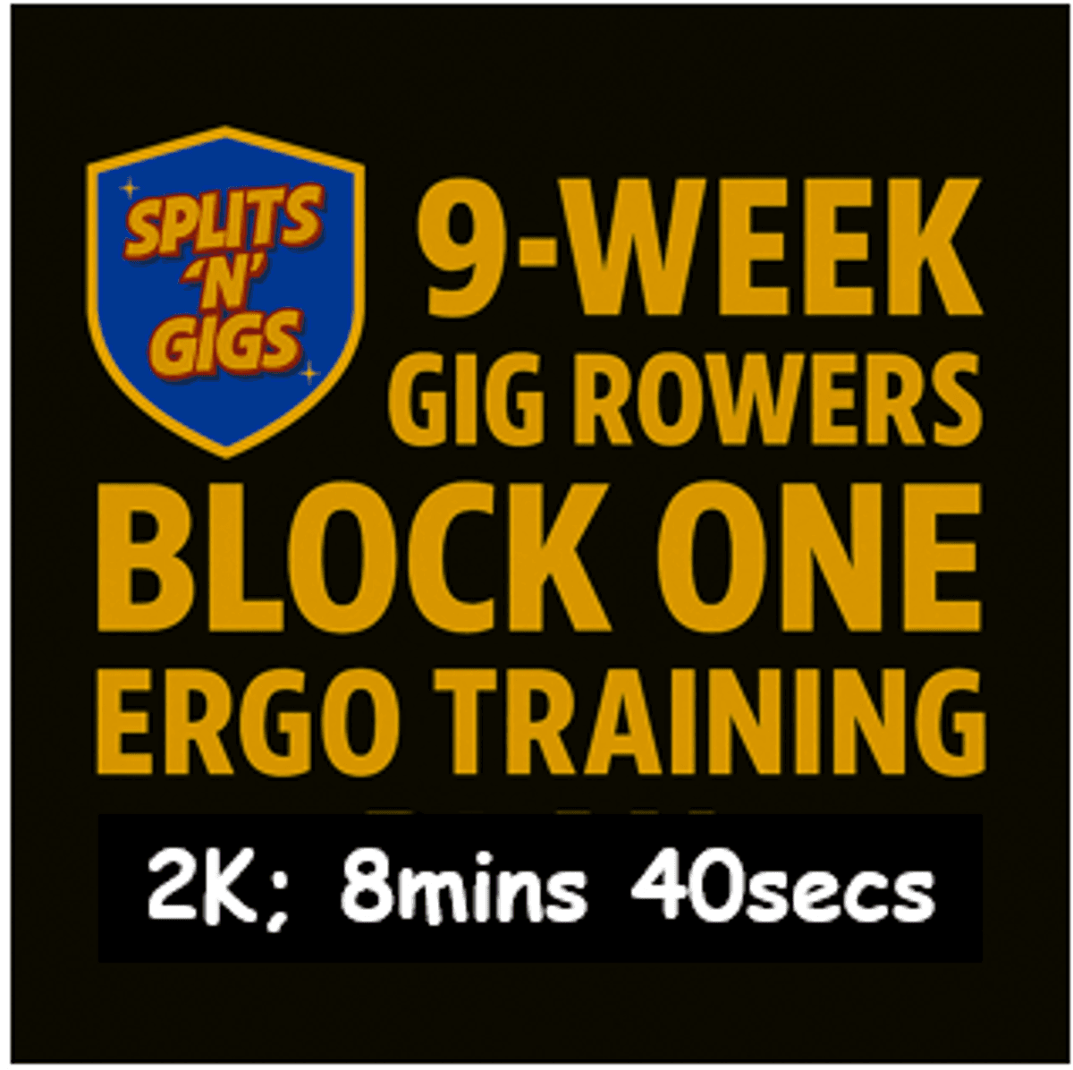 8min 40s 2K - Ergo Plan Block 1