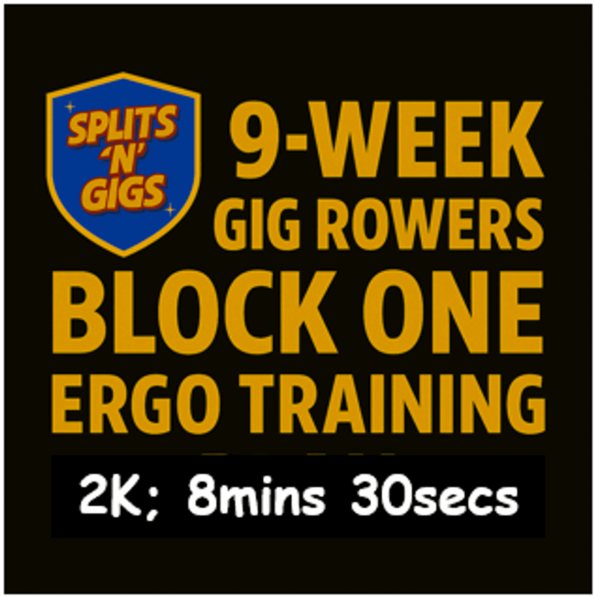 8min 30s 2K - Ergo Plan Block 1