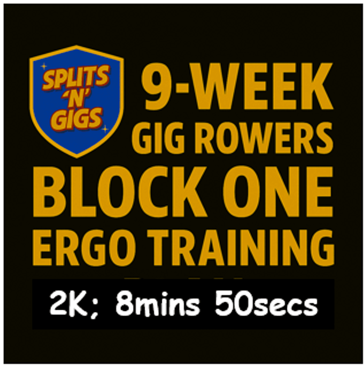 8min 50s 2K - Ergo Plan Block 1