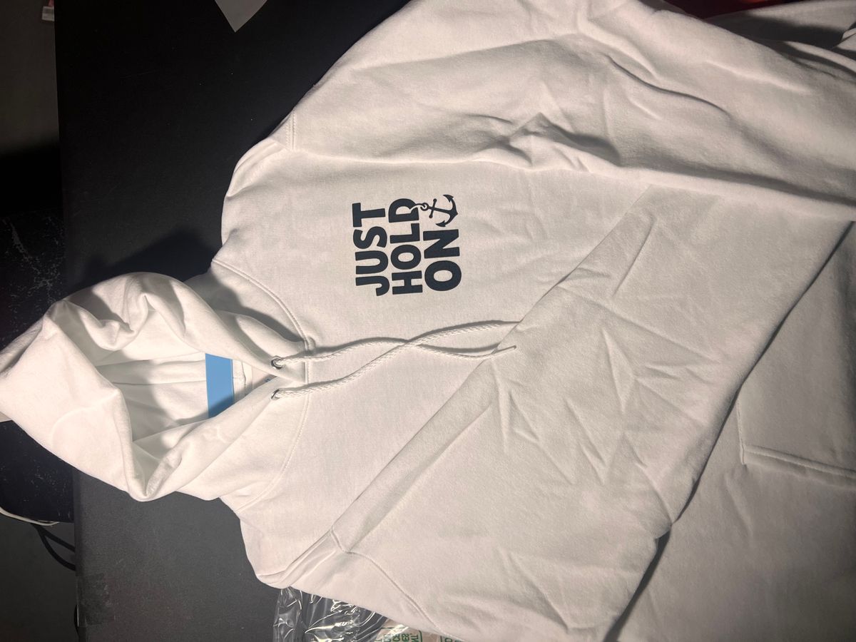 Exclusive Just Hold On Printed sweatshirt