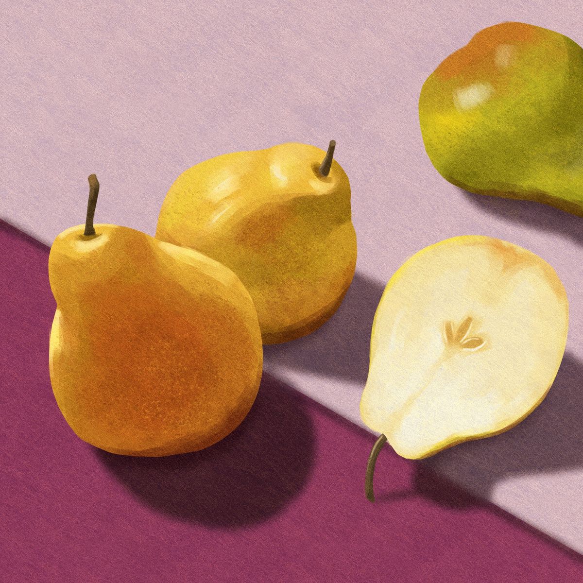 Pears - Digital Art Print