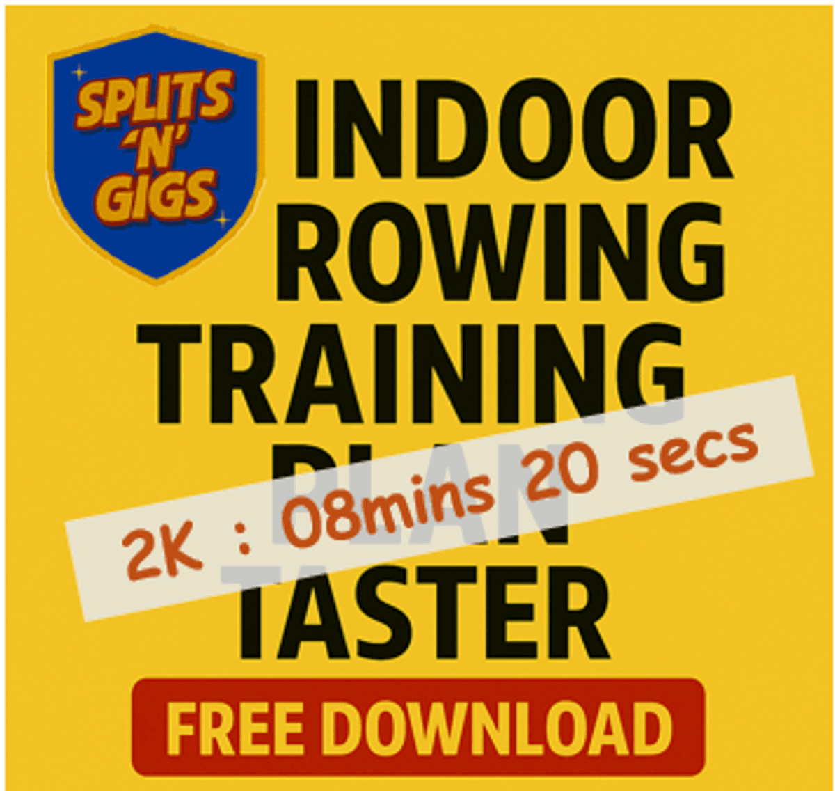8min 20 secs, FREE Splits&rsquo;n&rsquo;Gigs Taster Training Plan