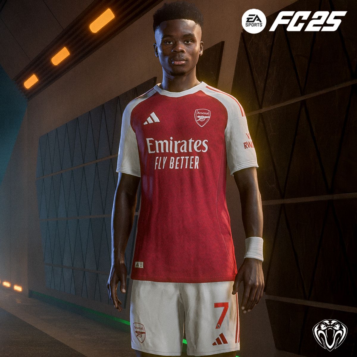 Bukayo Saka Face For FC25
