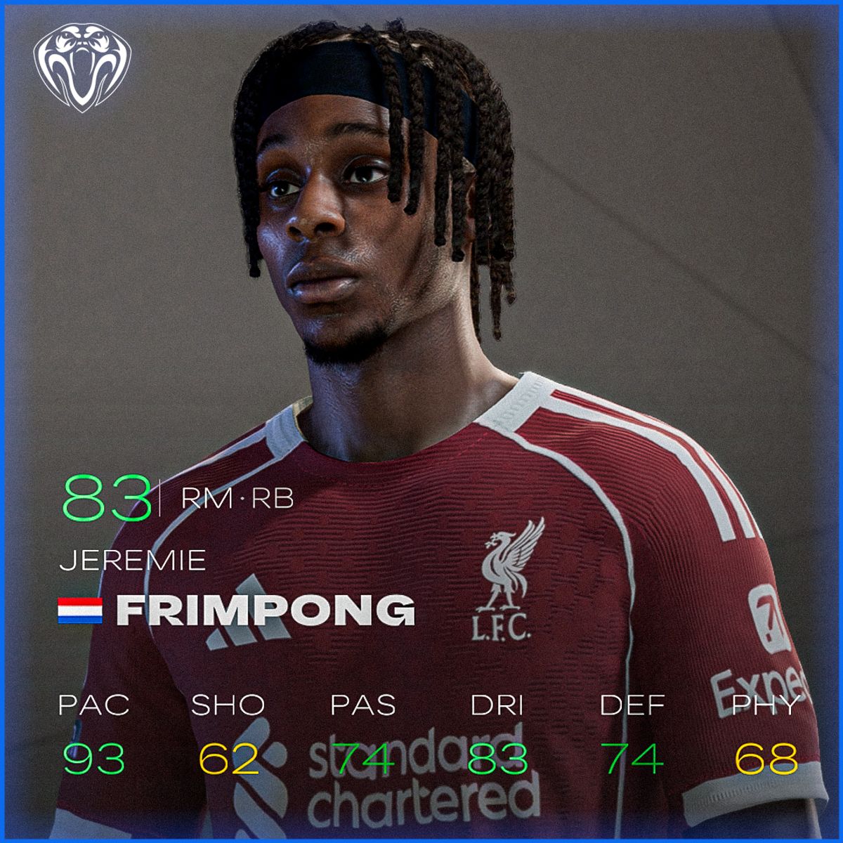 Jeremie Frimpong Face For FC25