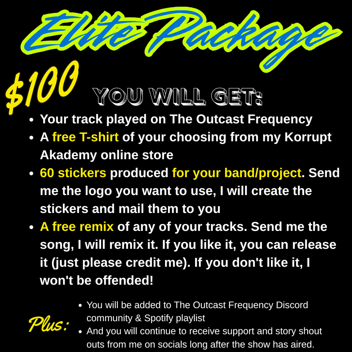 ELITE PACKAGE