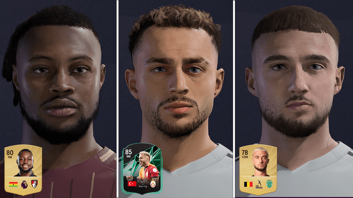 [NEW] Antoine Semenyo | Baris Yilmaz | Zeno Debast Face Mod - [FC 24/25][FREE]