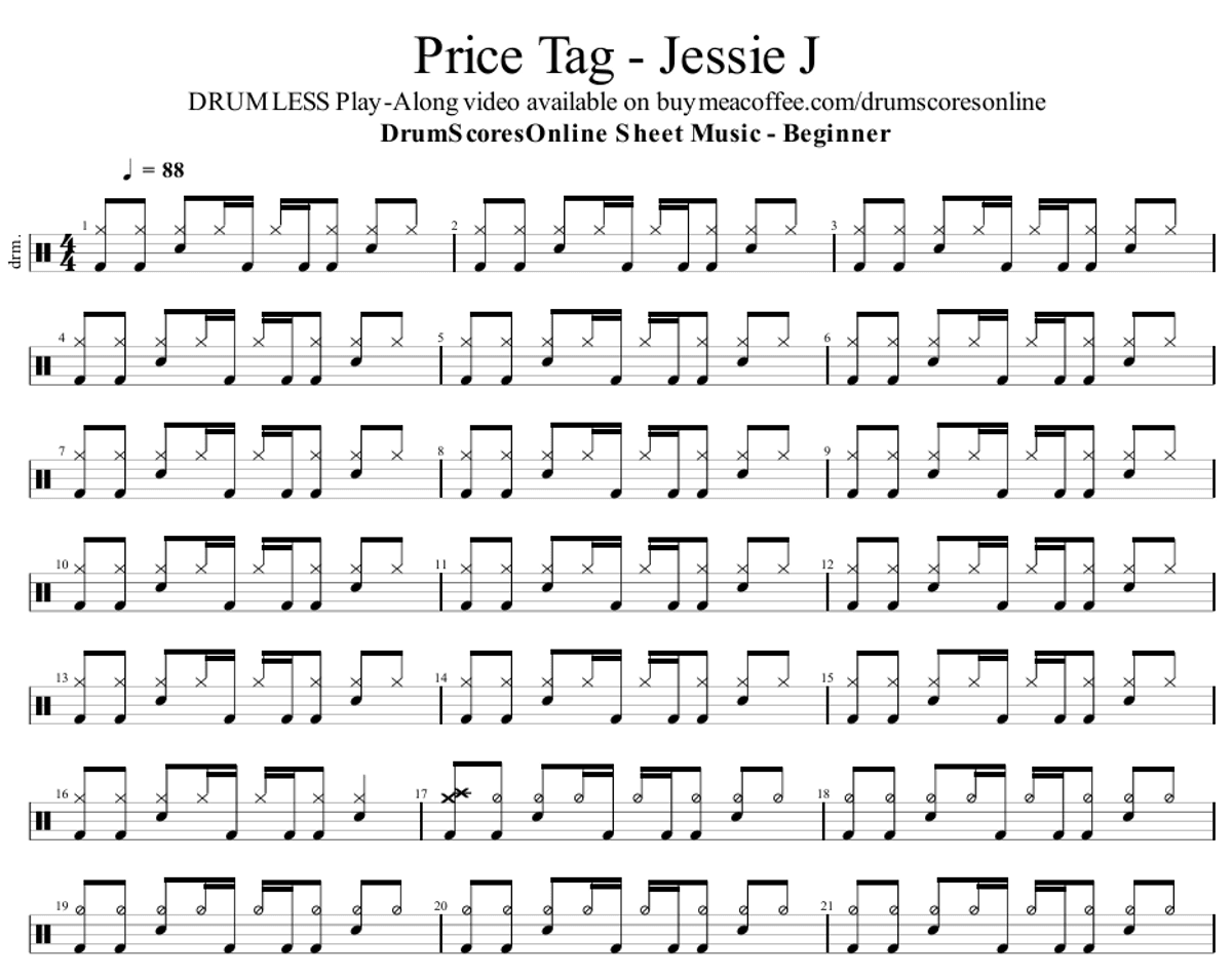 Price Tag - Jessie J | Sheet Music PDF and GP Files