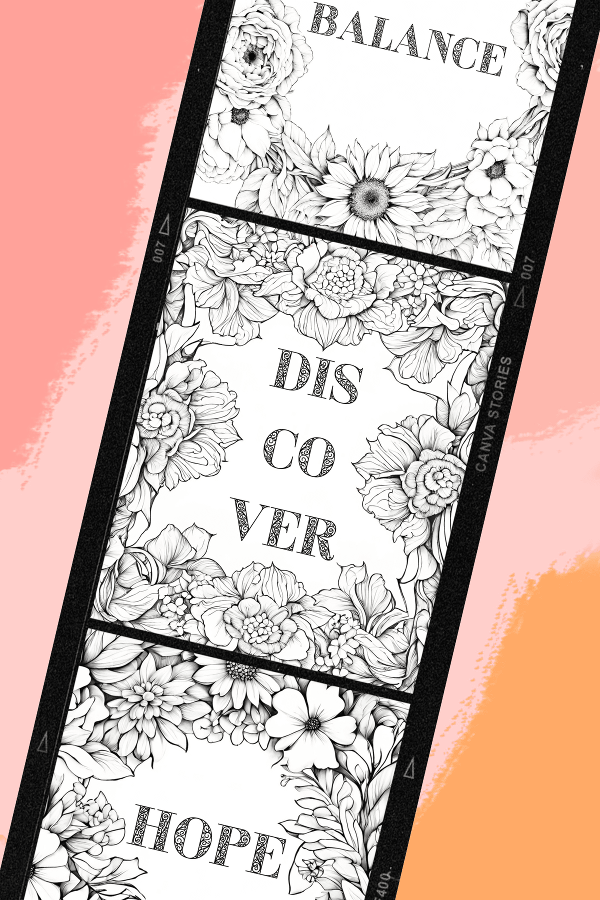 Botanical Coloring Pages Download
