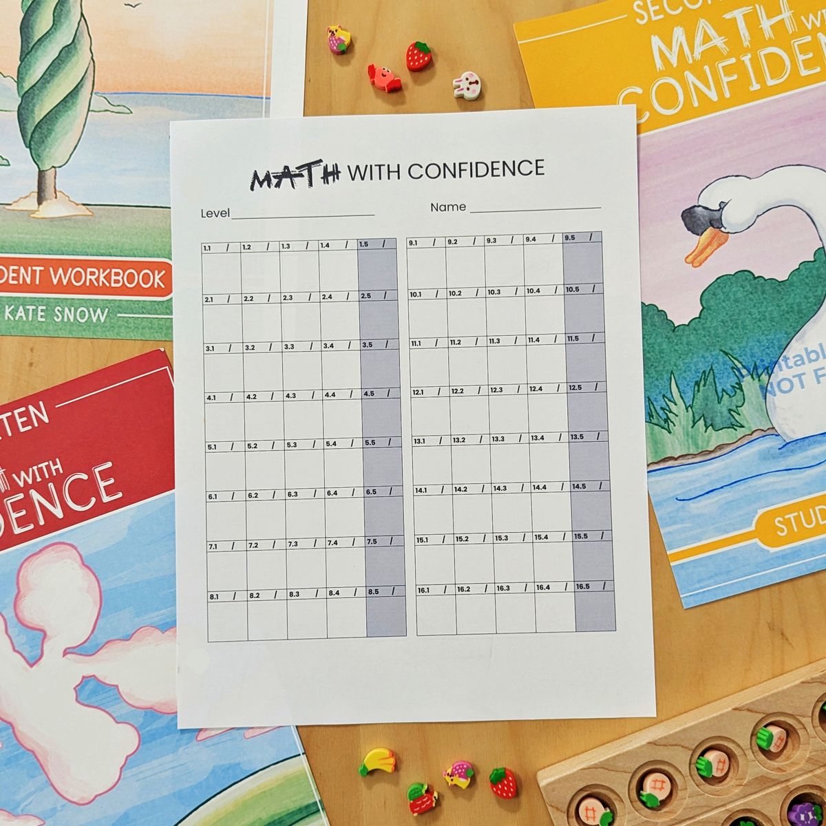 Math With Confidence K-2 Sticker Progress Chart