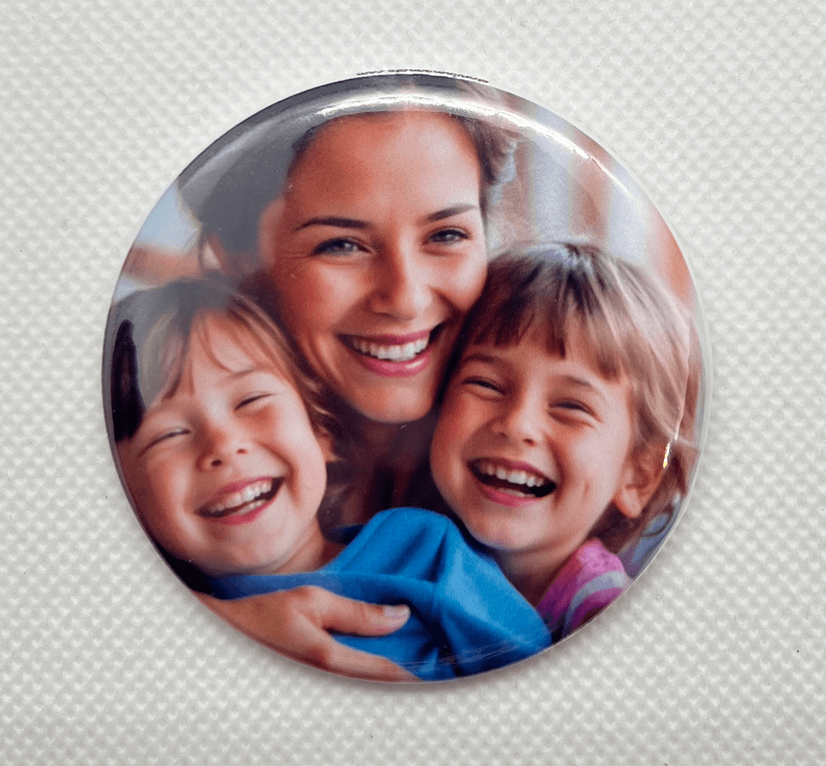 Custom Photo Round Magnet - 5 Pack Handmade with Love