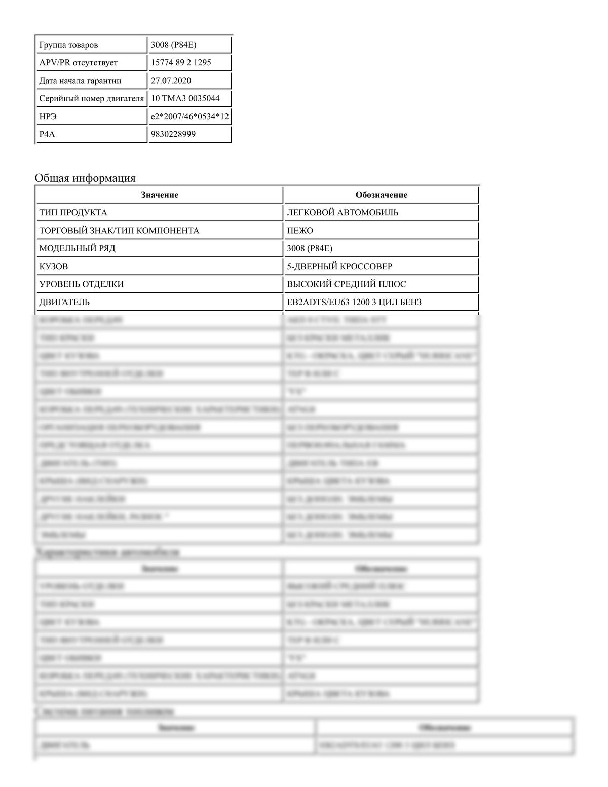 Build Sheet VIN VF3MRHNSULS043636