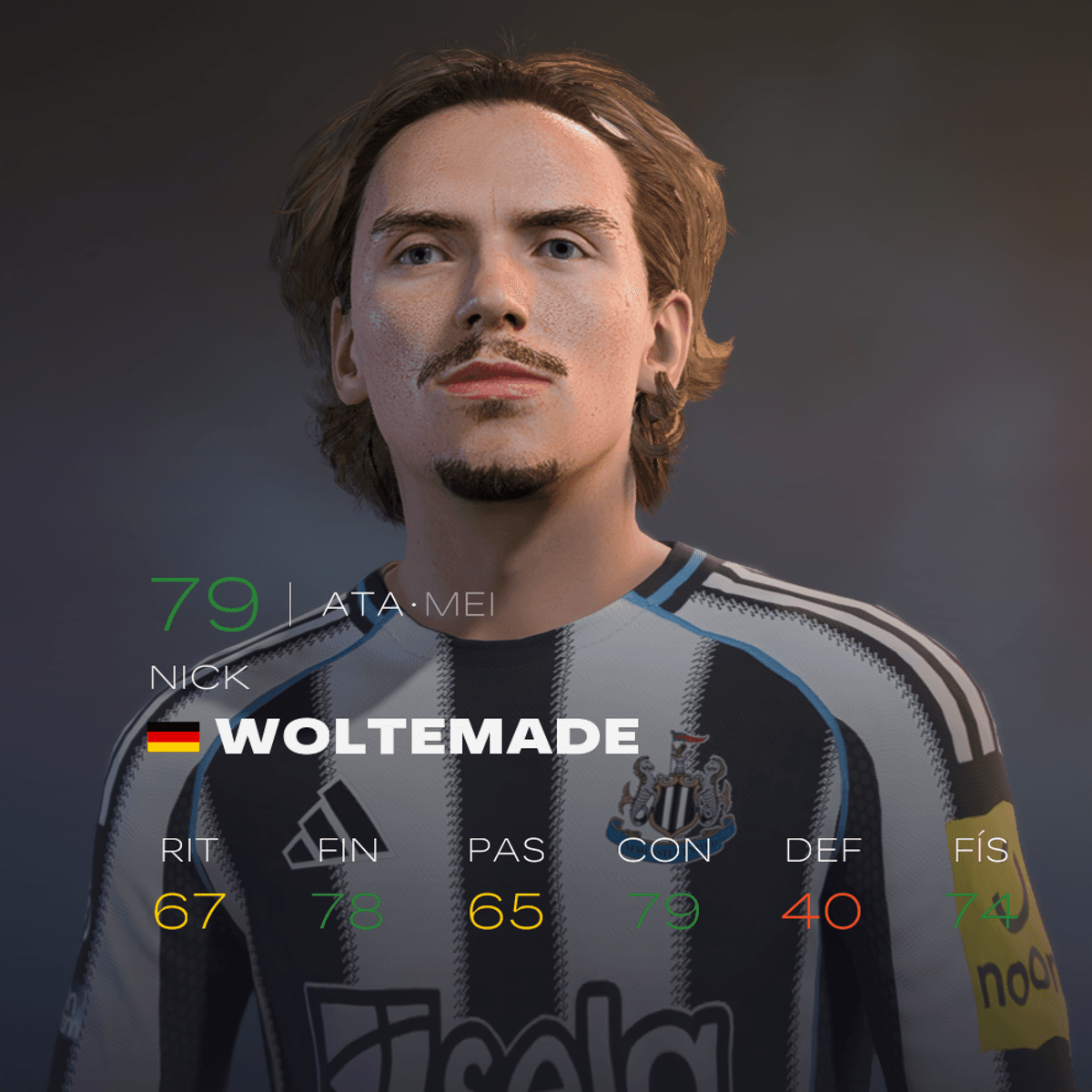 Face Woltemade mod for EA FC 26 - Buymeacoffee