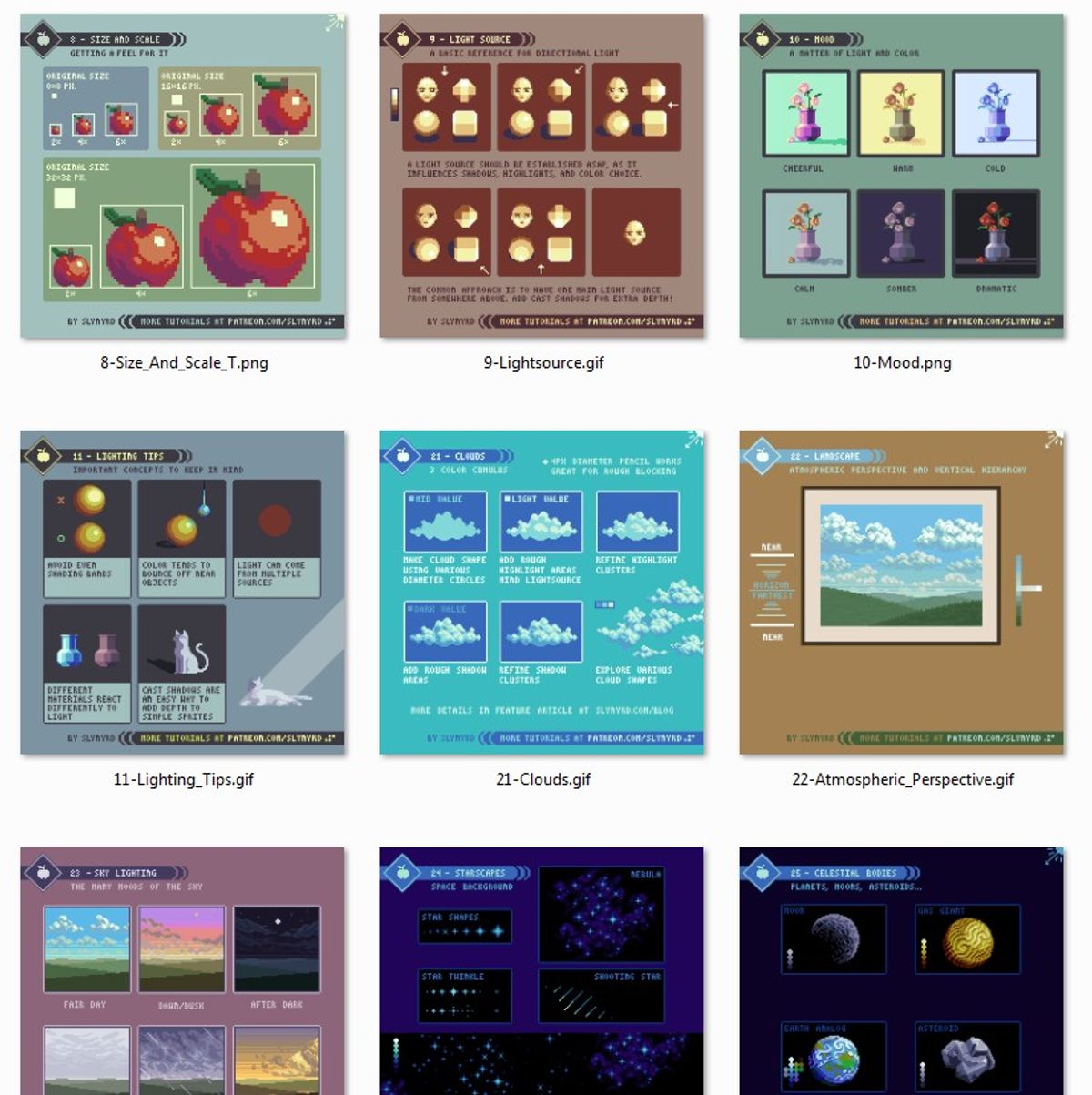 Deep PIXEL ART SKILL TUTORIAL PACK