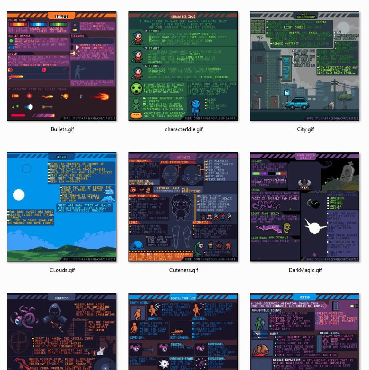 Deep PIXEL ART SKILL TUTORIAL PACK