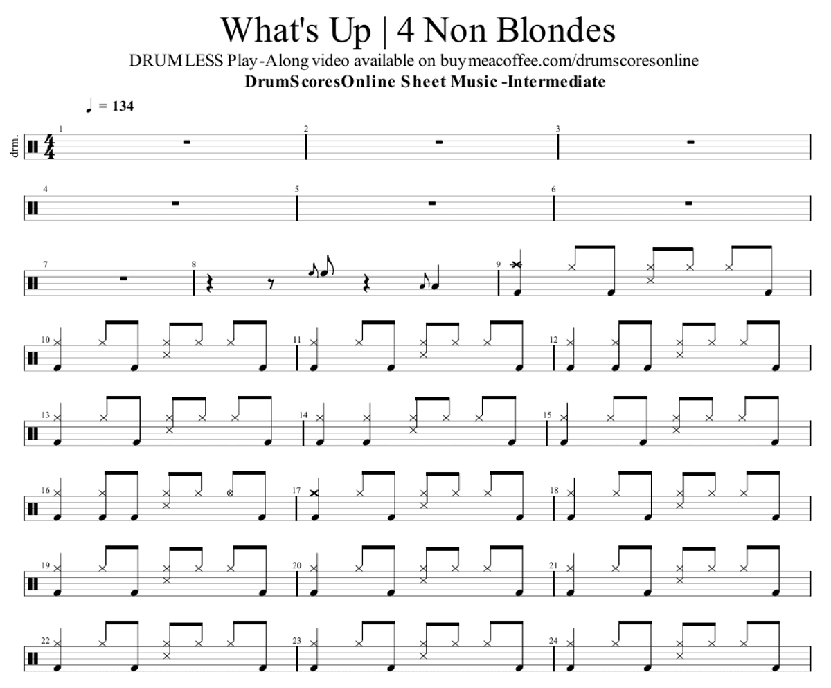 What's Up - 4 Non Blondes | Sheet Music PDF and GP Files