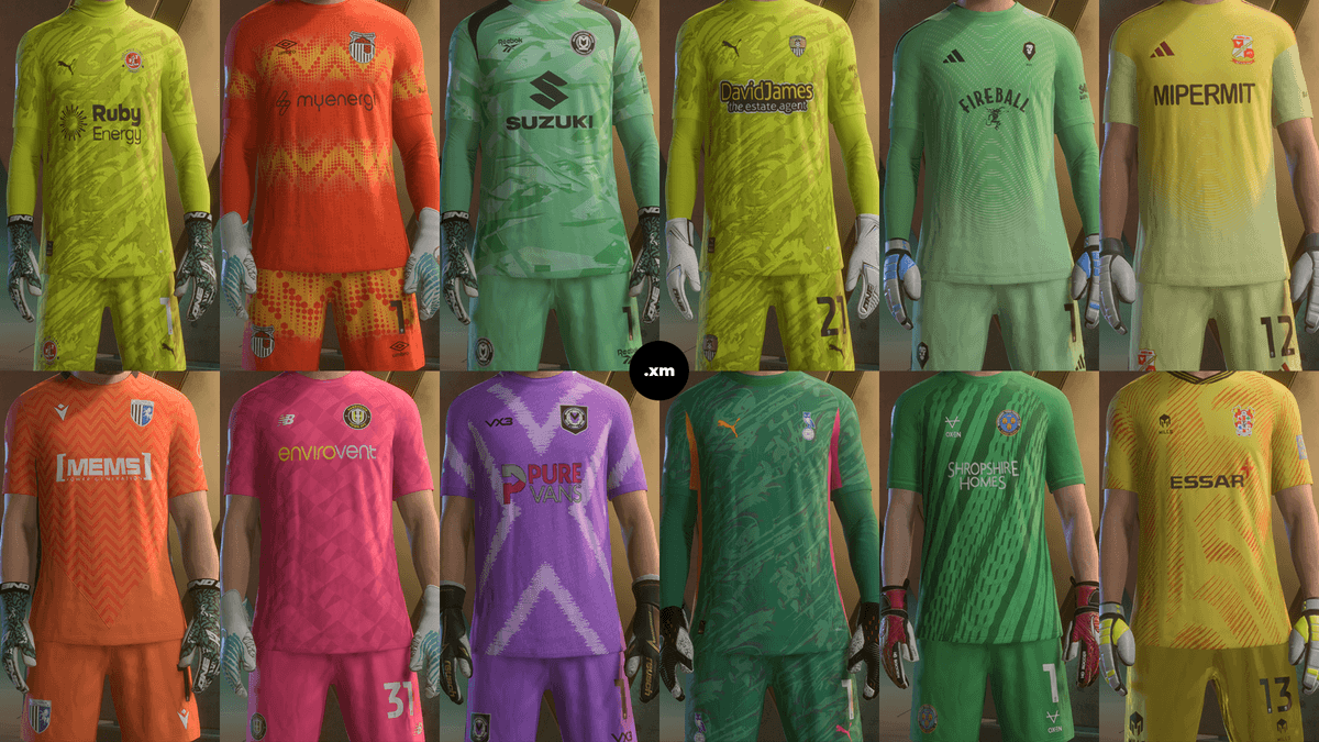 Goalkeeper Kitpack 25/26 AIO For FC26 (v1.6.6)