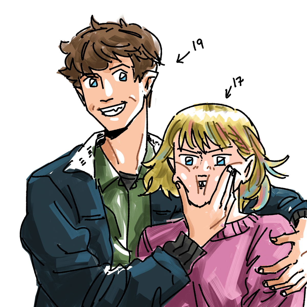 colored sketch