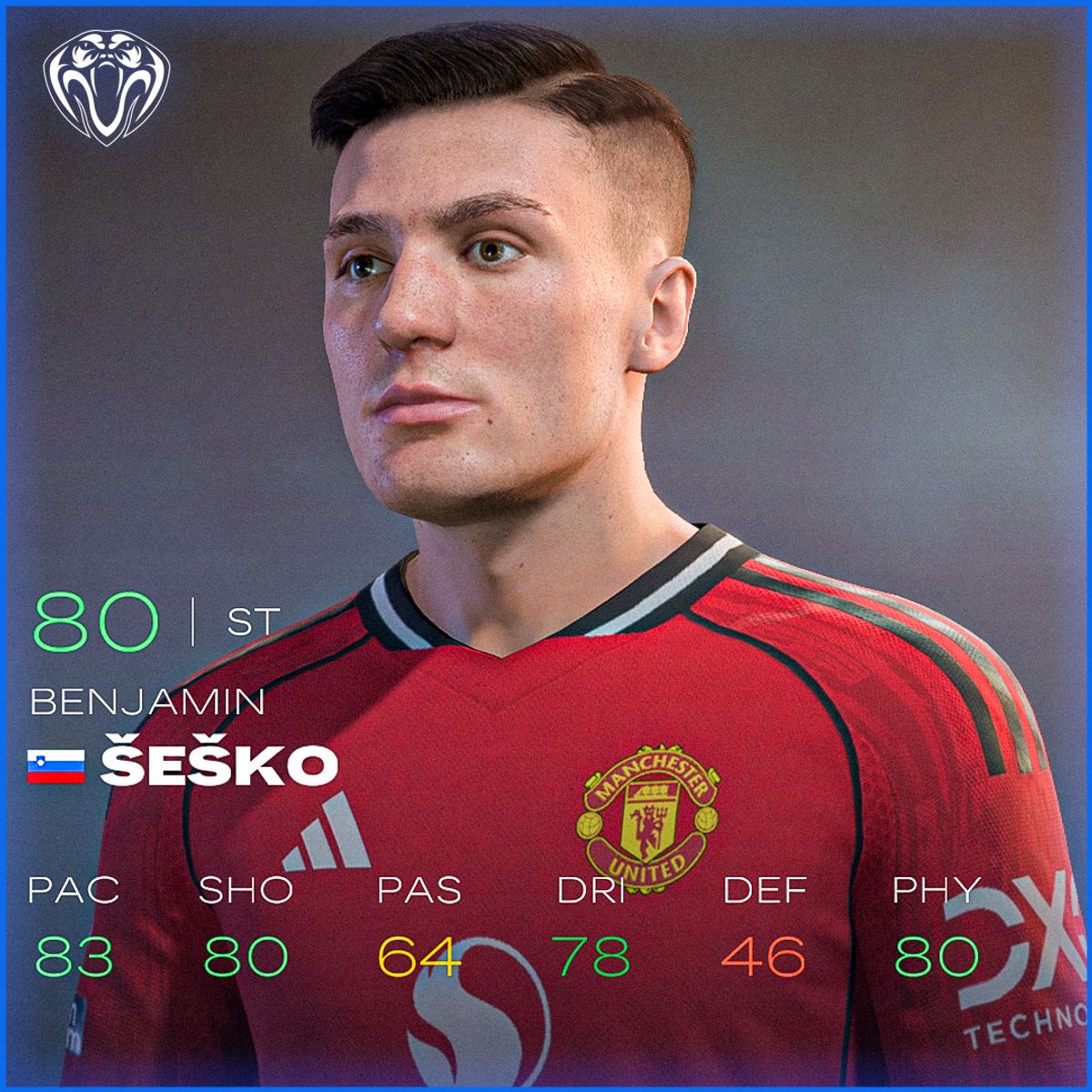 Benjamin Šeško Face For FC26