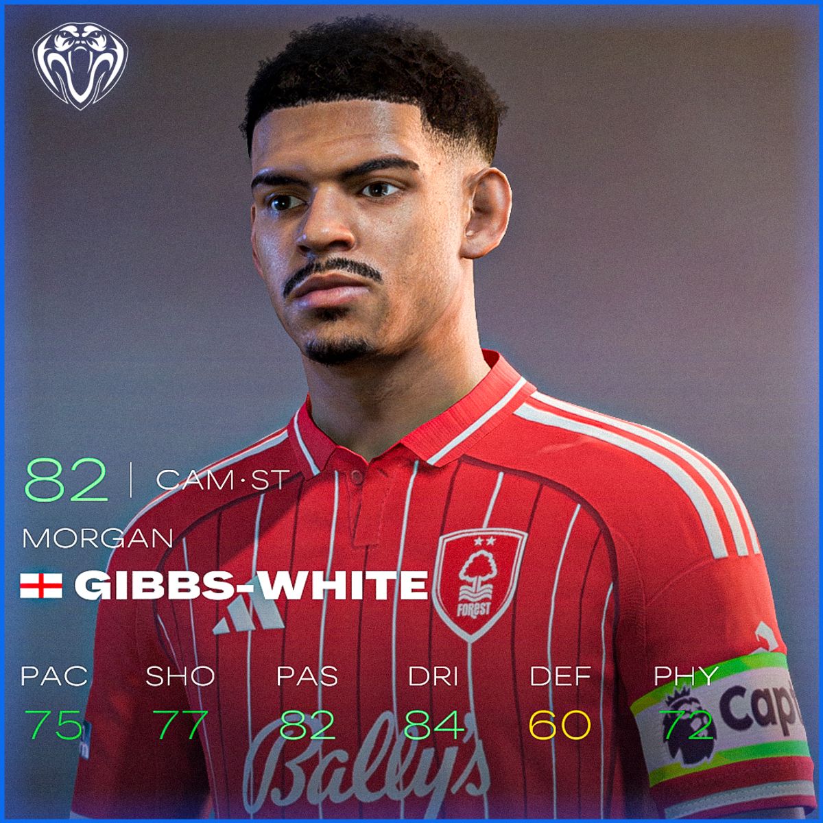 Morgan Gibbs-White Face For FC26