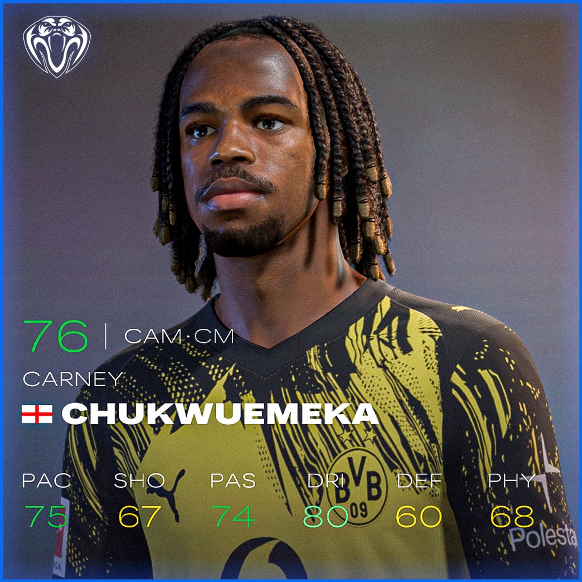 Carney Chukwuemeka Face For FC26