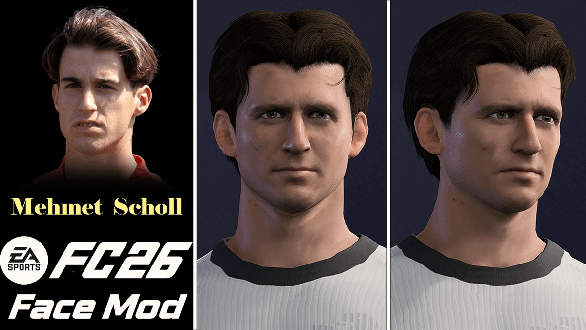 [CLASSIC] Mehmet Scholl Face Mod - [FC 24/25/26]