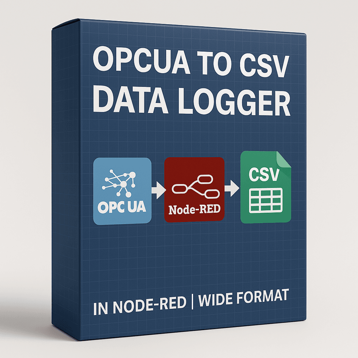 OPCUA to CSV Data Logger in Node-RED | Wide Format |