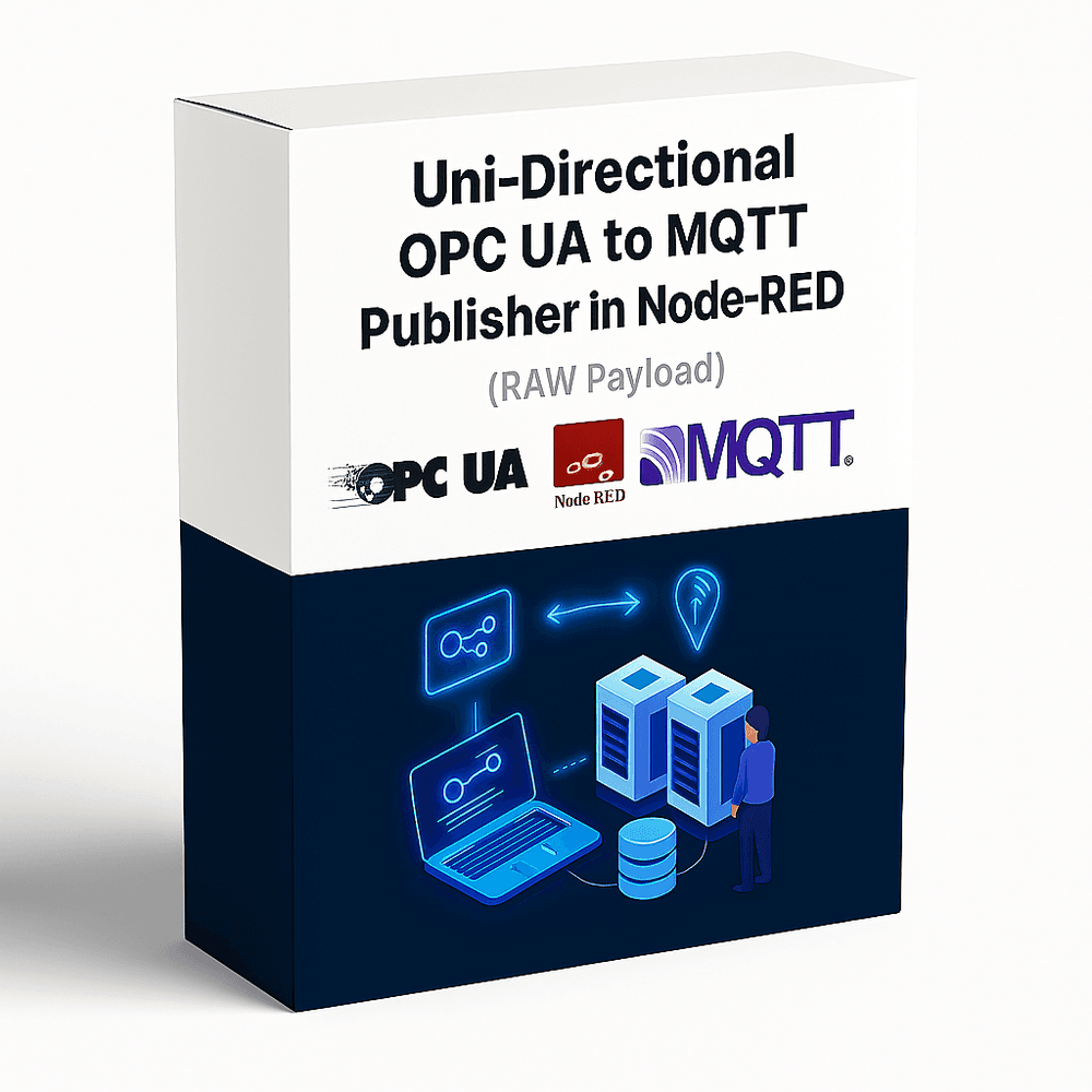 Uni-Directional OPC UA to MQTT Publisher in Node-RED (RAW Payload) image 1