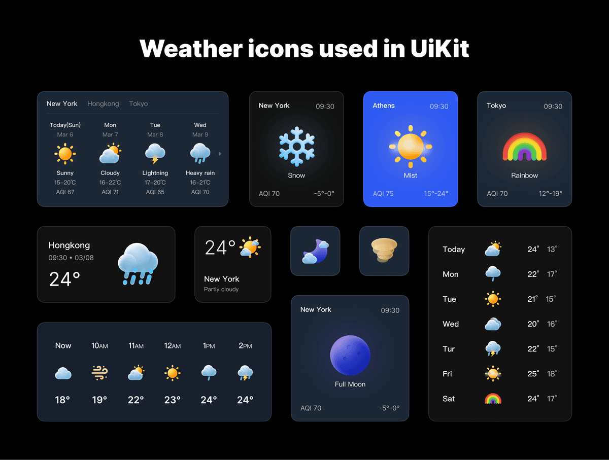 Weather Icons Packs