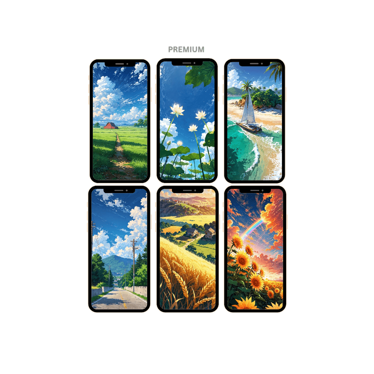 Dreamy Nature Scenery – Premium Wallpaper Pack (6K Edition) ✨️