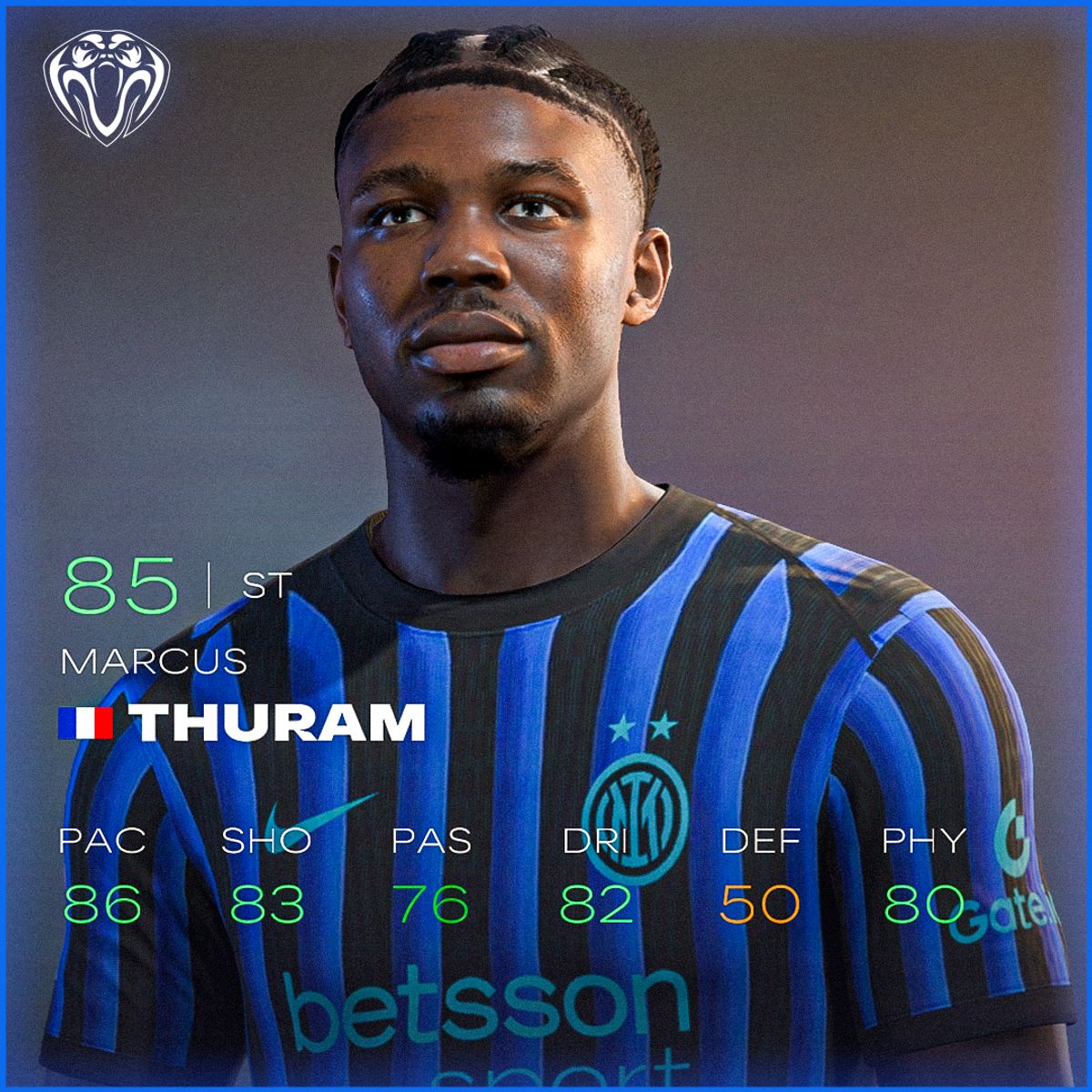 Marcus Thuram Face For FC26