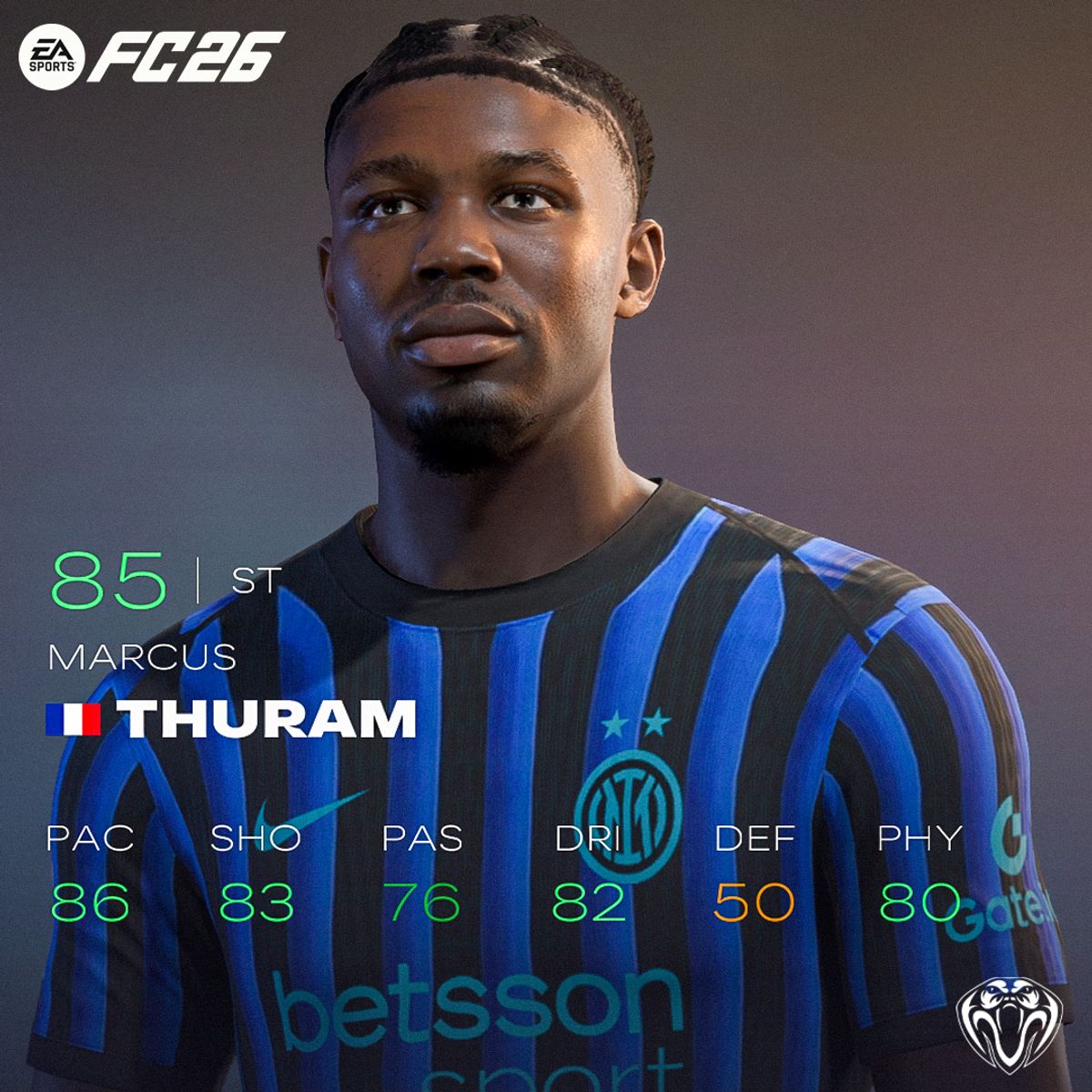 Marcus Thuram Face For FC26