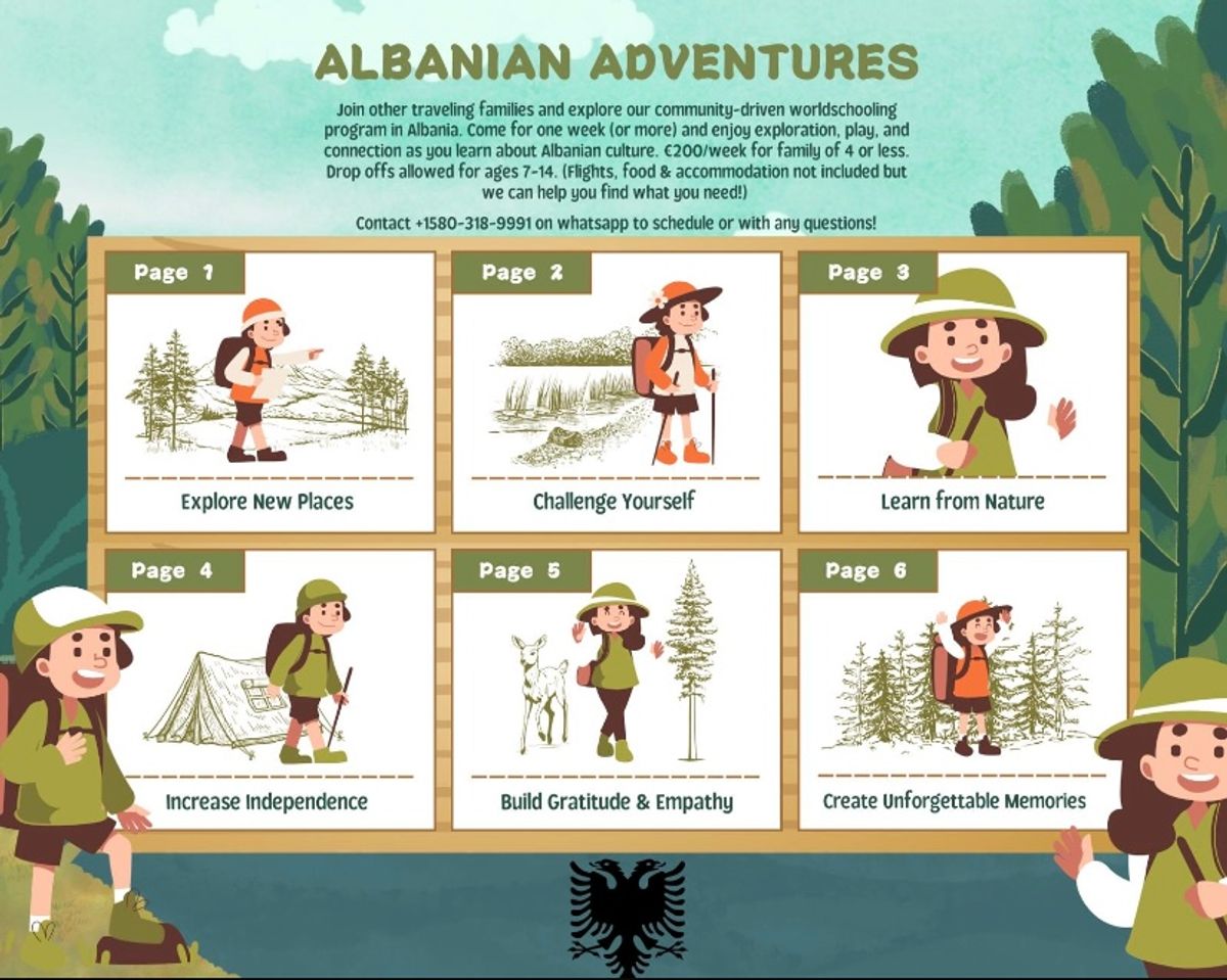 Albanian Adventures Worldschooling program