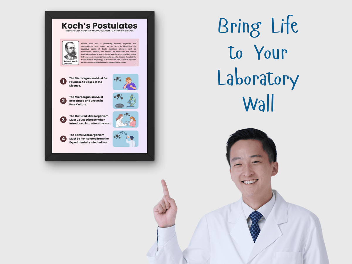 Koch’s Postulates – Infographic Poster (Digital Download)