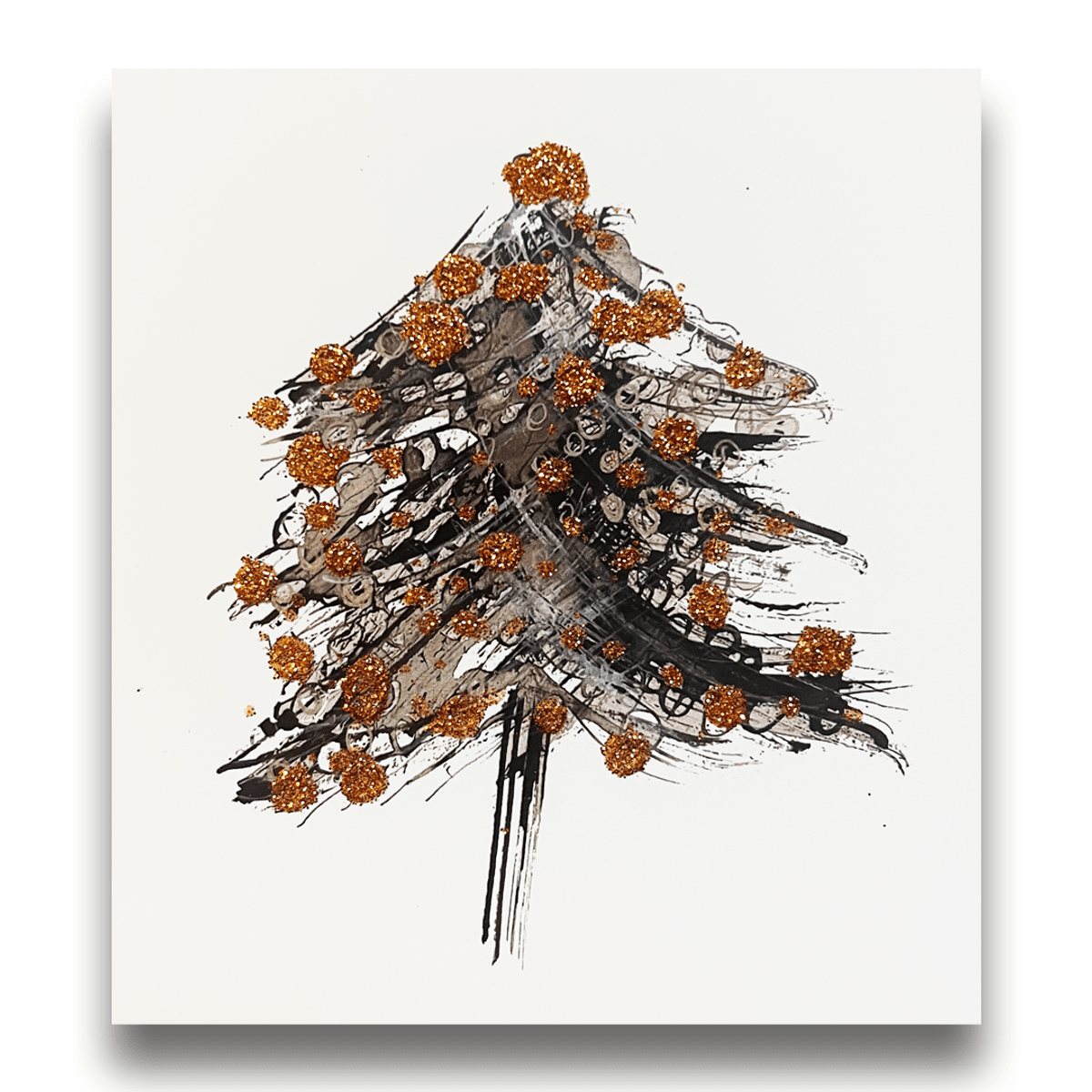 Hand Finished Xmas Card - Design 3