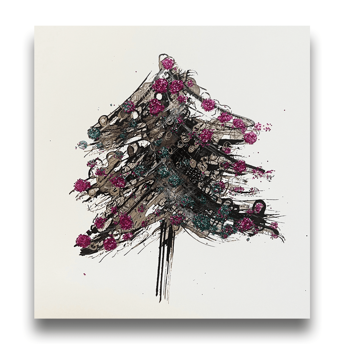 Hand Finished Xmas Card - Design 3