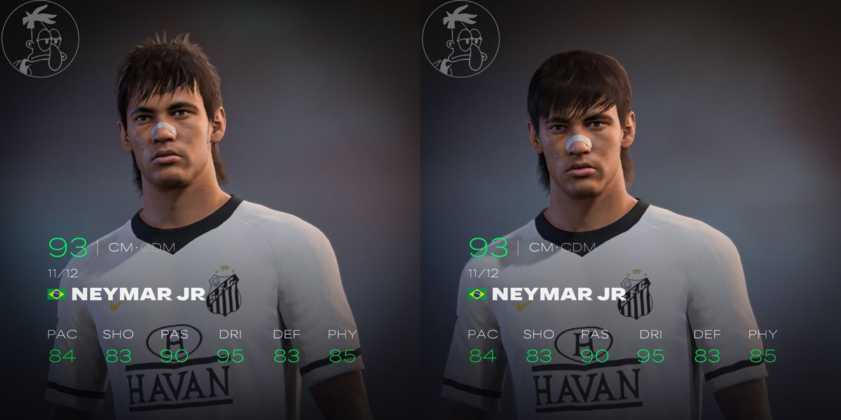 Neymar Jr 11/12  versions (thank you to mmg for doing custom hair for the 1st variation)