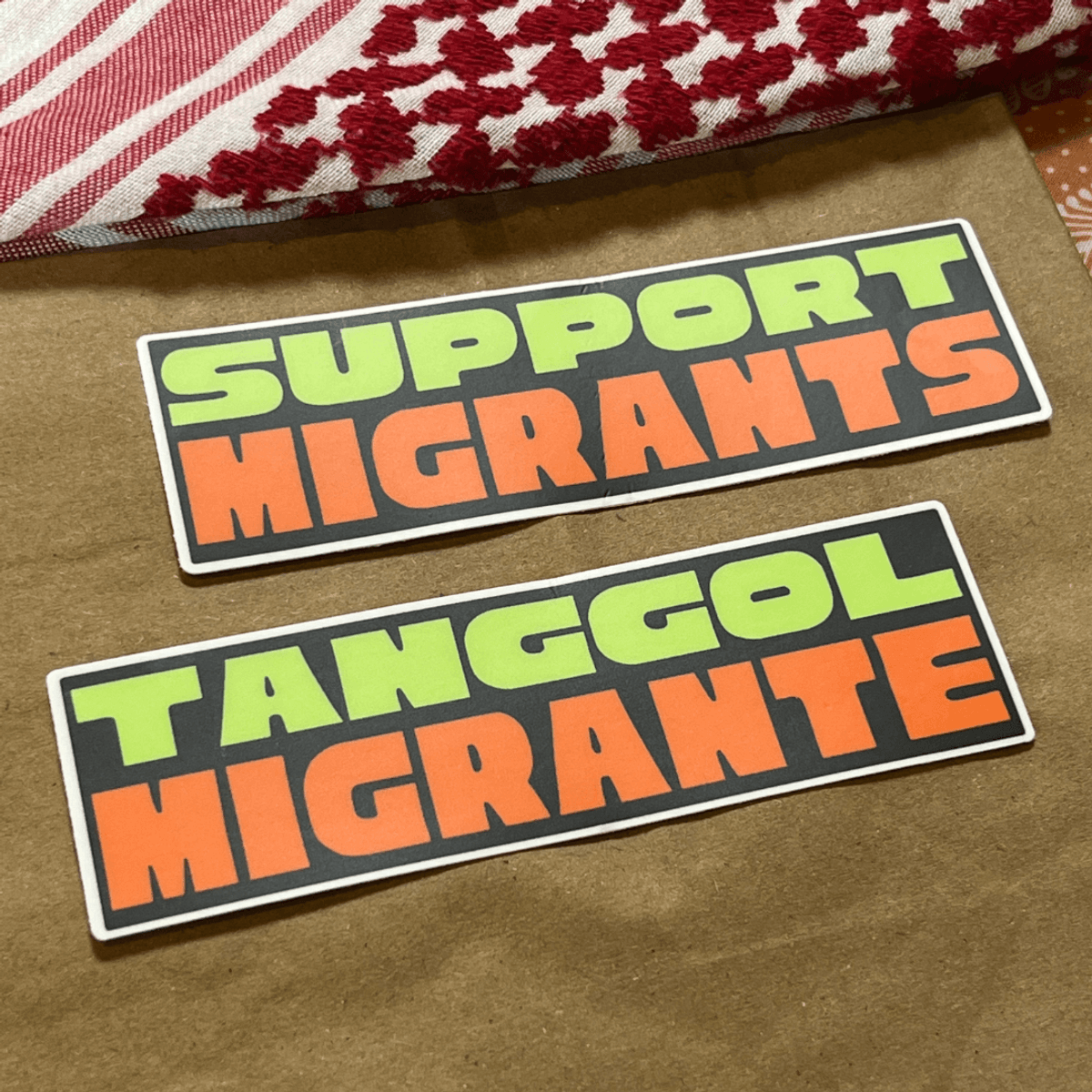 Tanggol Migrante // Support Migrants Sticker