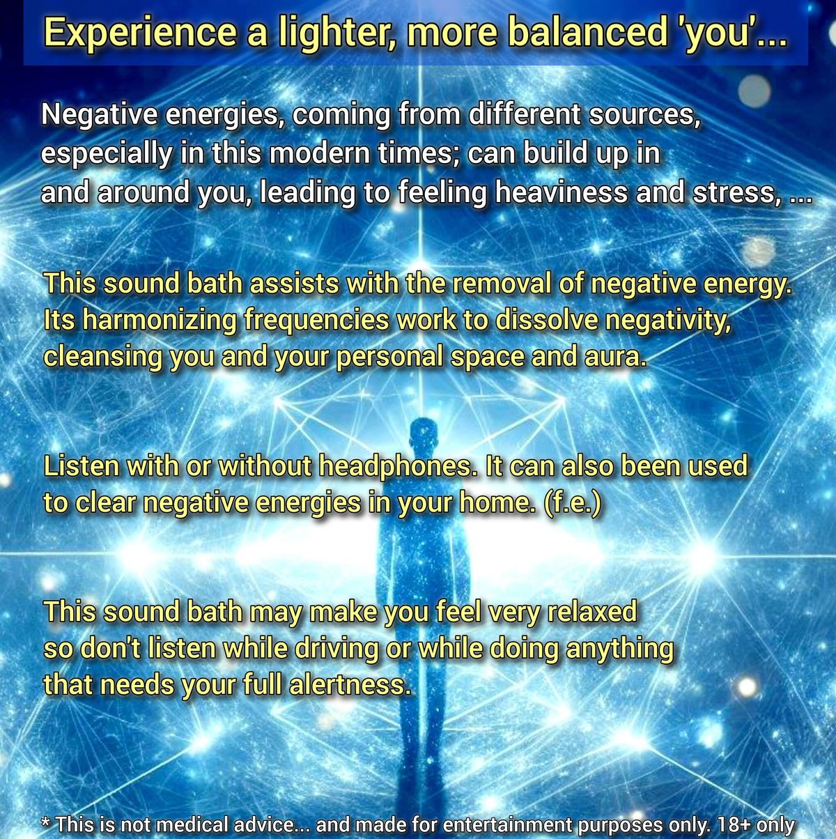 (Temporary FREE) Clear Negative Energy - SOUND BATH