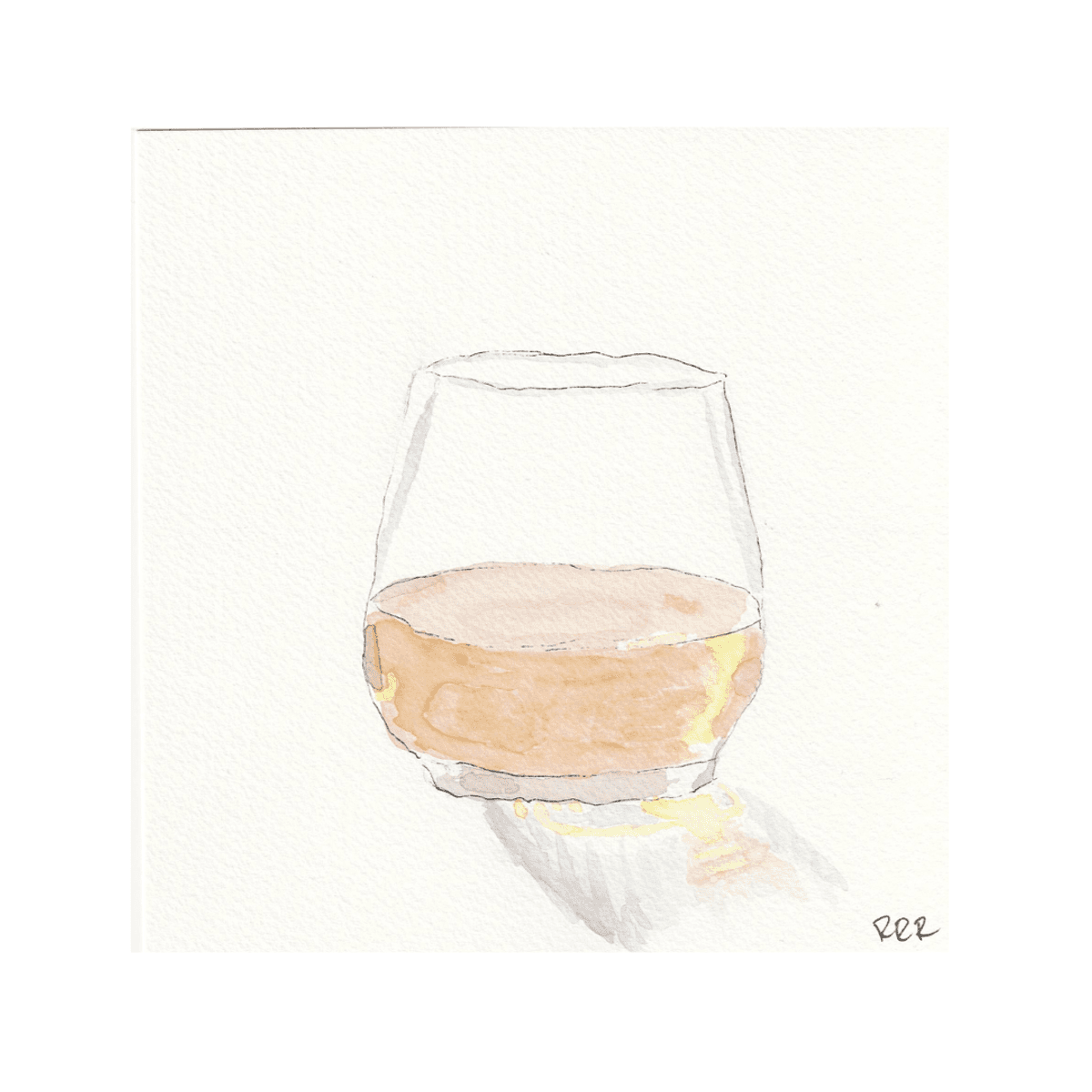 Glass of bourbon