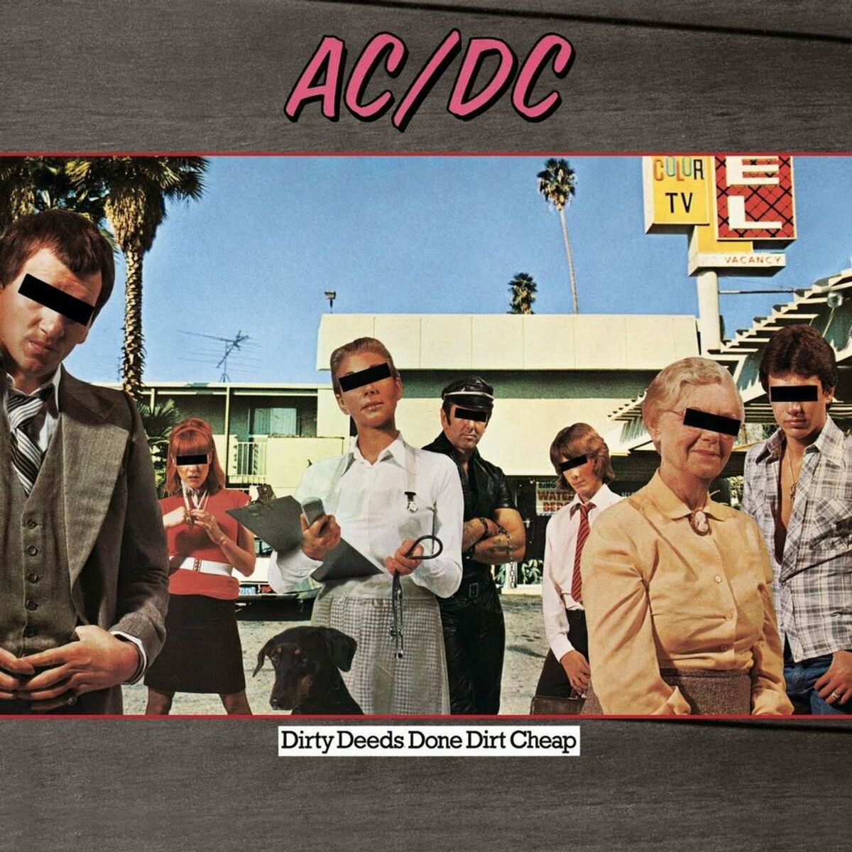 AC/DC - Dirty Deeds Done Dirt Cheap Custom Album Cover [4K]