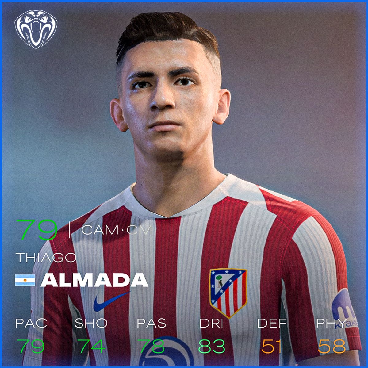 Thiago Almada Face For FC26