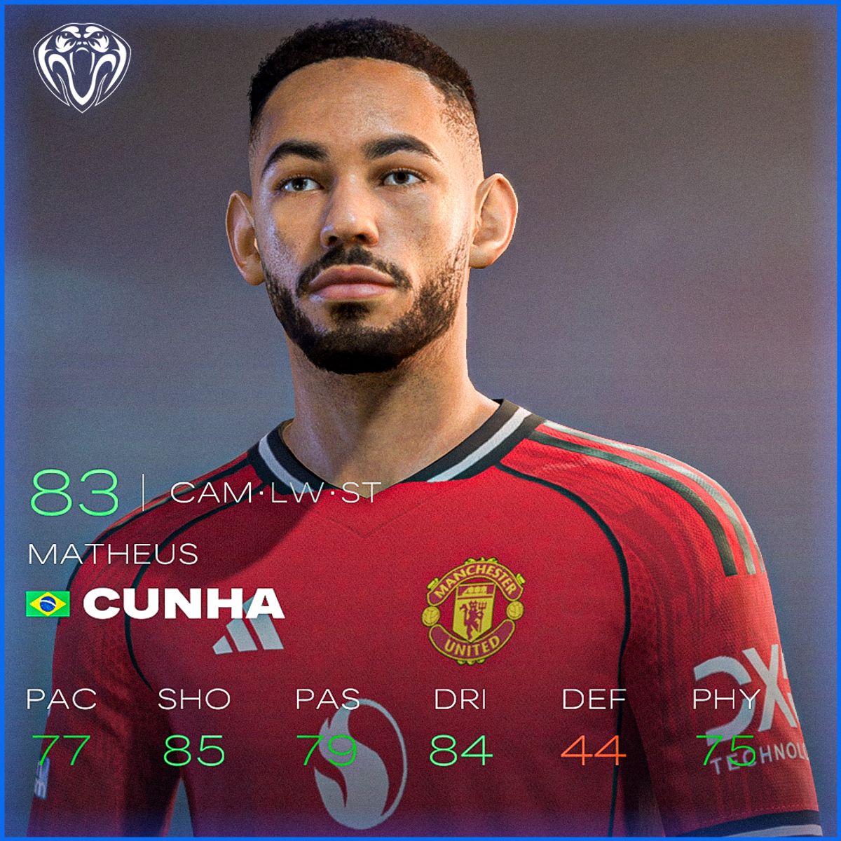 Matheus Cunha Face For FC26