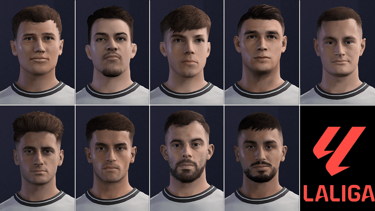 [NEW] La Liga Face Pack V1 - [FC 24/25/26]